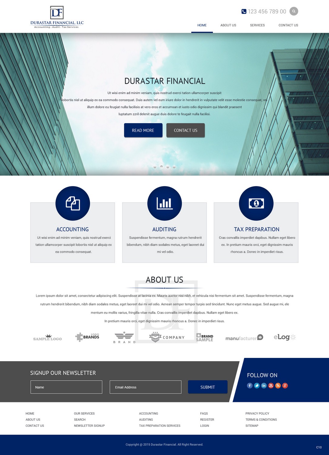 Web Design by pb for Durastar Financial, LLC | Design #7877433