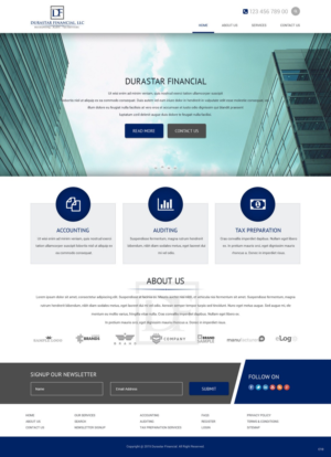 Web-Design von pb für Durastar Financial, LLC | Design: #7877433