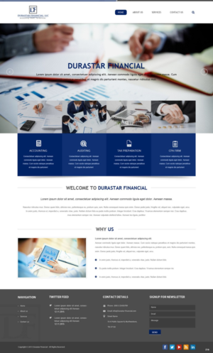 Web-Design von pb für Durastar Financial, LLC | Design: #7877442