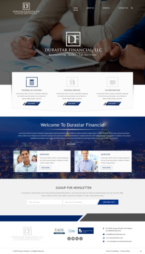 Web-Design von pb für Durastar Financial, LLC | Design: #7988811