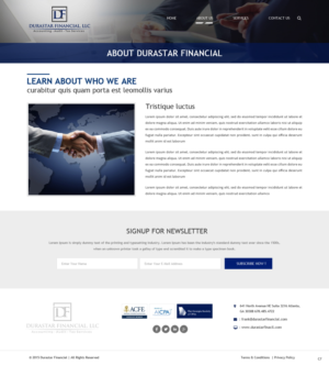 Web-Design von pb für Durastar Financial, LLC | Design: #8461598