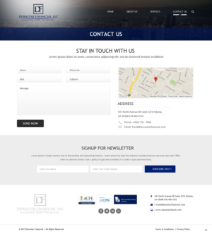 Web-Design von pb für Durastar Financial, LLC | Design: #8461599