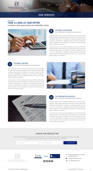 Web-Design von pb für Durastar Financial, LLC | Design: #8461600