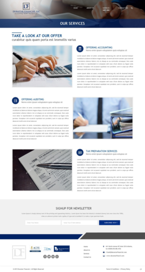 Web-Design von pb für Durastar Financial, LLC | Design: #8472316