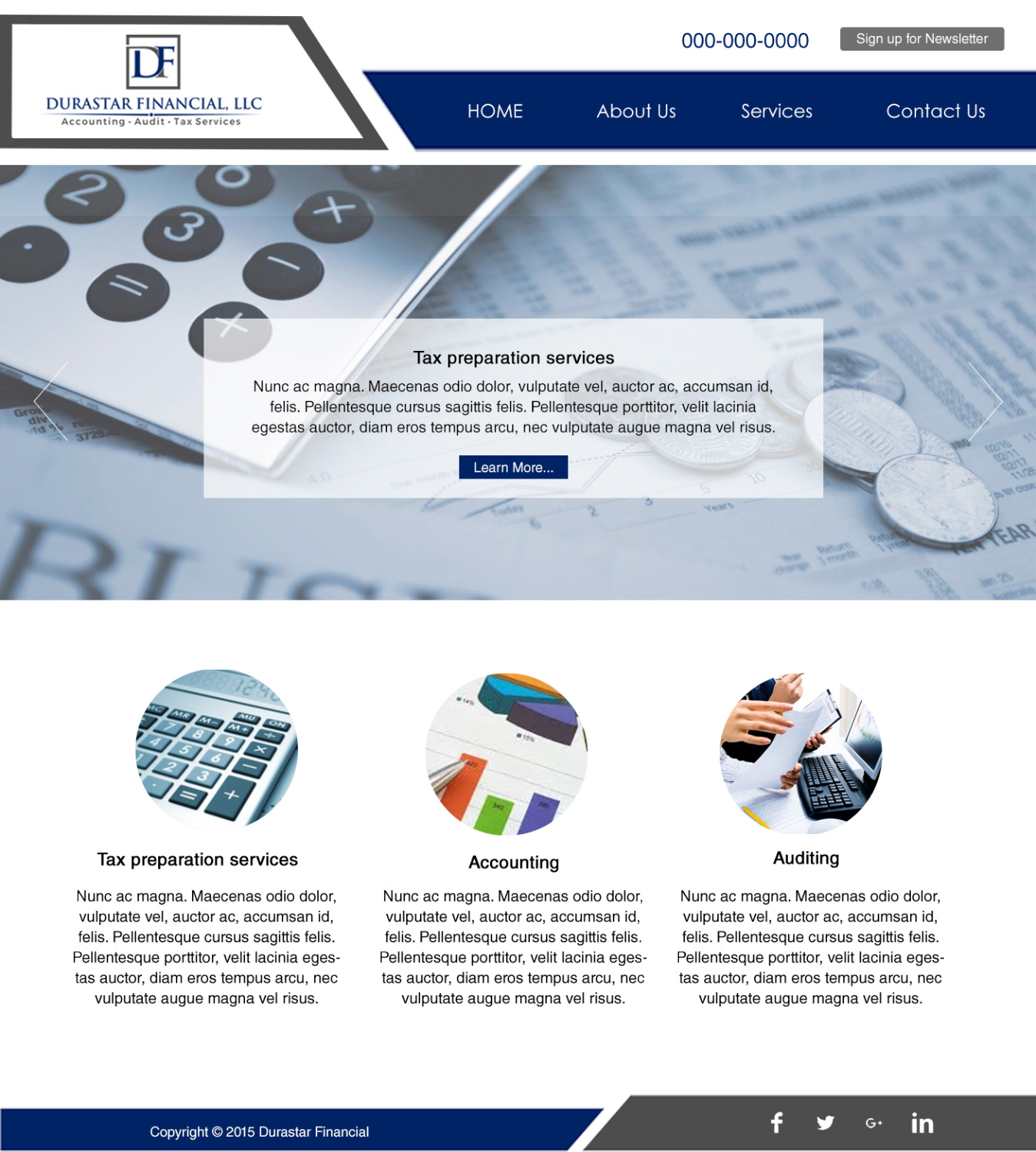 Web-Design von Lanka Ama für Durastar Financial, LLC | Design #7841070