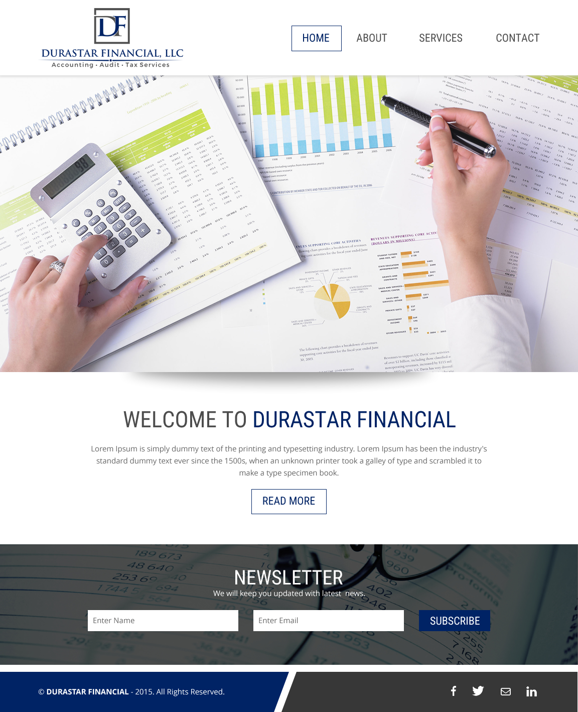 Web Design by rightway for Durastar Financial, LLC | Design #7846819