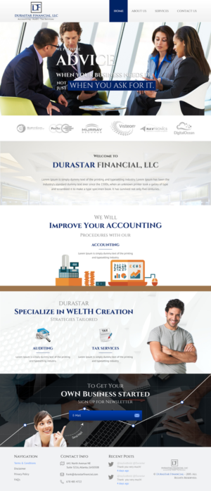 Web-Design von rightway für Durastar Financial, LLC | Design: #7846853