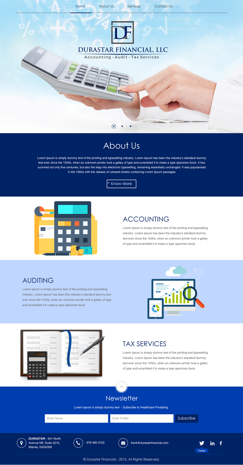 Web-Design von rightway für Durastar Financial, LLC | Design #7846868