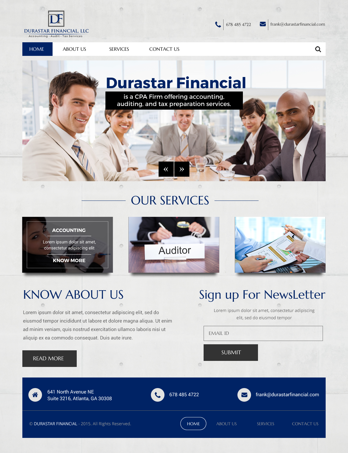 Web Design by rightway for Durastar Financial, LLC | Design #7846888