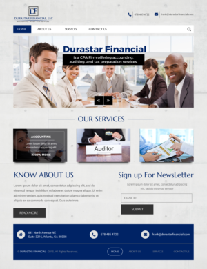 Web-Design von rightway für Durastar Financial, LLC | Design: #7846888