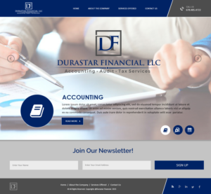 Web-Design von Creations Box 2015 für Durastar Financial, LLC | Design: #7868577