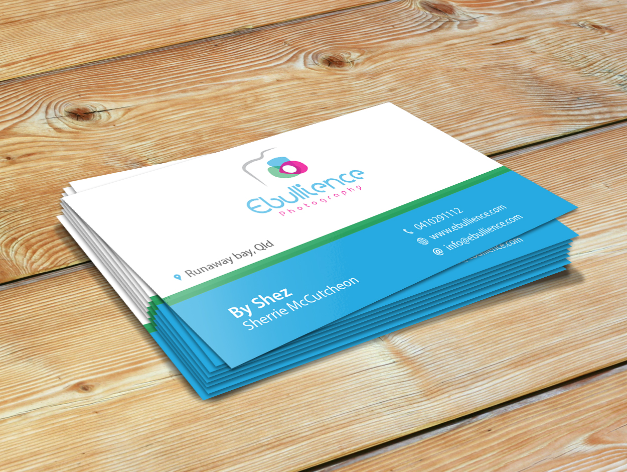Diseño de Tarjeta de Presentación por PD Studios para Ebullience photography By Shez | Diseño #7881608