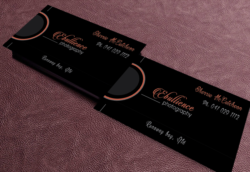 Business Card Design by shyamalart for Ebullience photography By Shez | Design #7858896