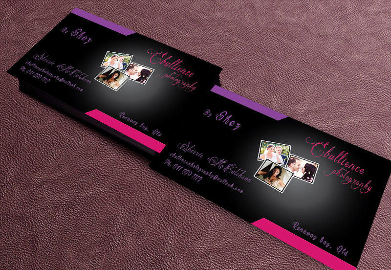 Business Card Design by shyamalart for Ebullience photography By Shez | Design #7888646