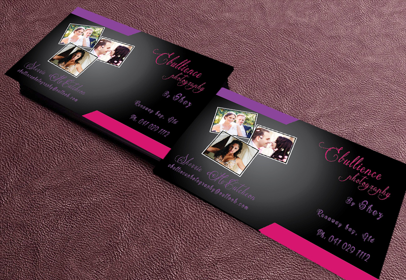 Business Card Design by shyamalart for Ebullience photography By Shez | Design #7888650