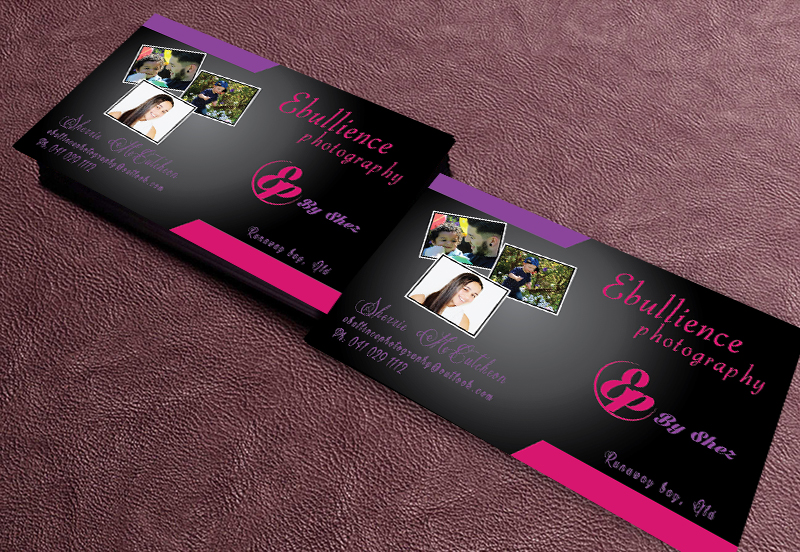 Business Card Design by shyamalart for Ebullience photography By Shez | Design #7892314