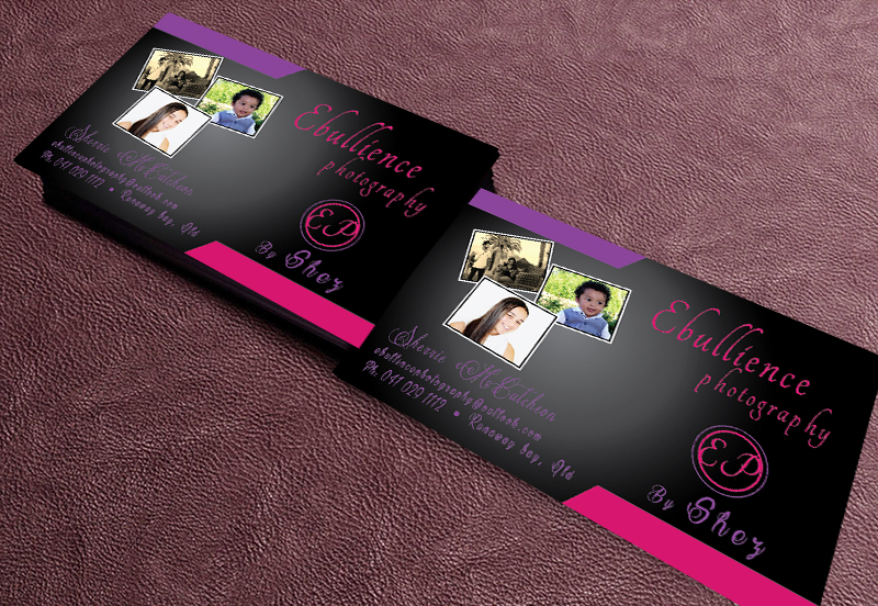 Business Card Design by shyamalart for Ebullience photography By Shez | Design #7892317