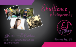 Business Card Design by shyamalart for Ebullience photography By Shez | Design: #7905022