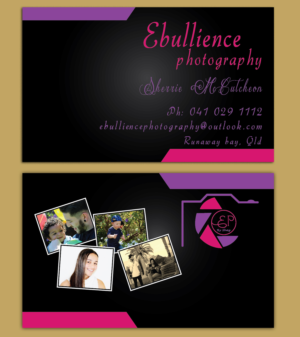 Business Card Design by shyamalart for Ebullience photography By Shez | Design: #7929751