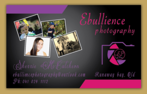 Business Card Design by shyamalart for Ebullience photography By Shez | Design: #7929754