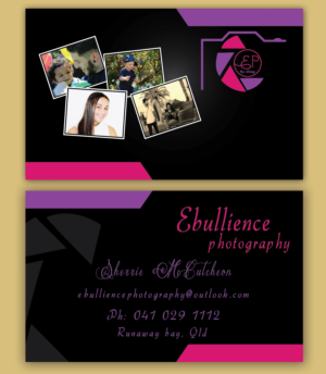 Visitenkarten-Design von shyamalart für Ebullience photography By Shez | Design #7964674