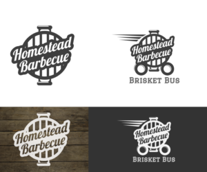 Logo Design by VGB for Homestead Barbecue | Design: #7904588