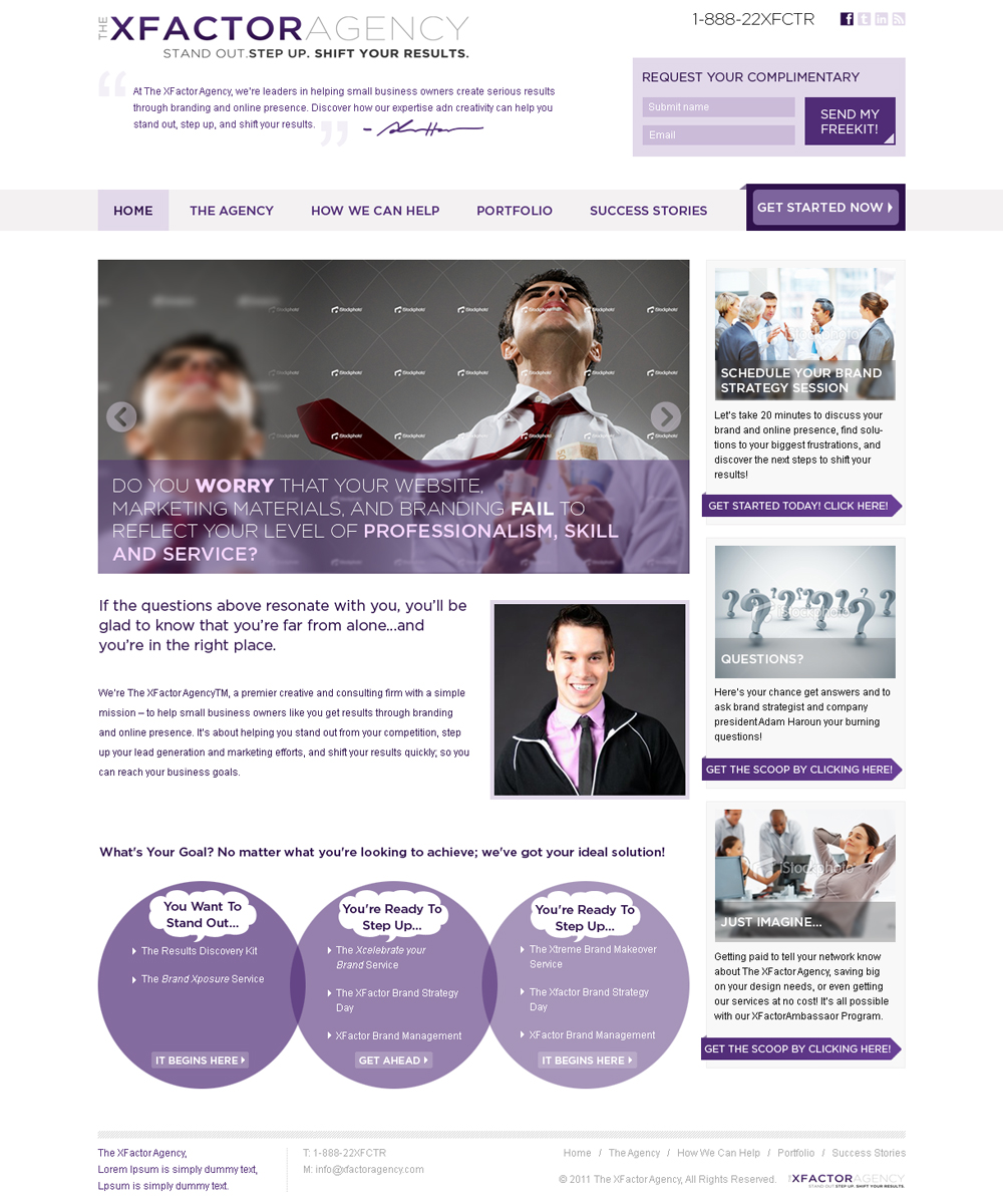Wordpress Design by Mayank Patel for this project | Design #404658