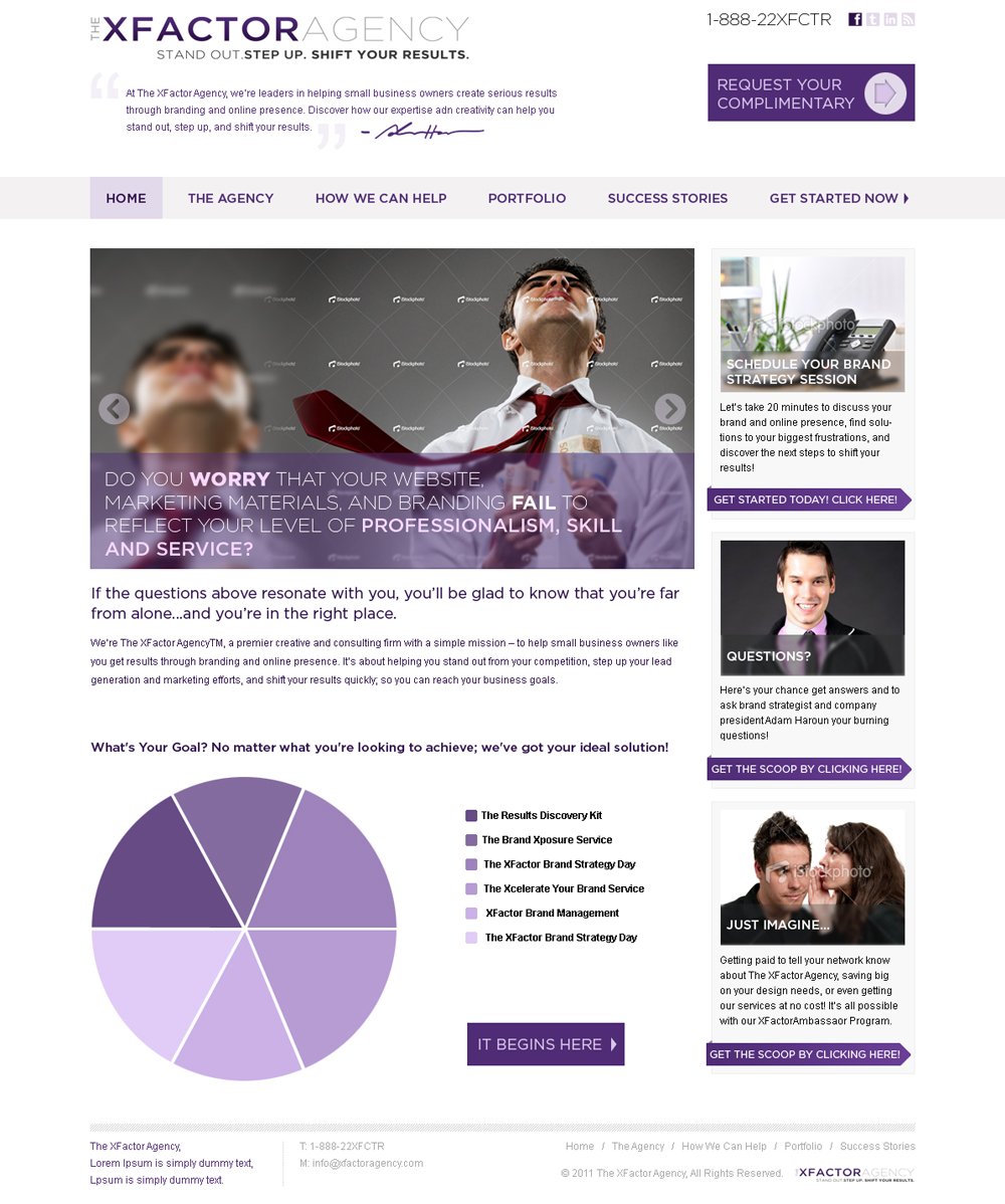 Wordpress Design by Mayank Patel for this project | Design #407103