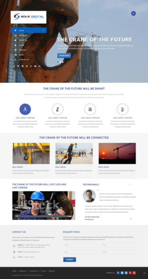 Landing Page Design by pb for CASWA | Design: #7887204