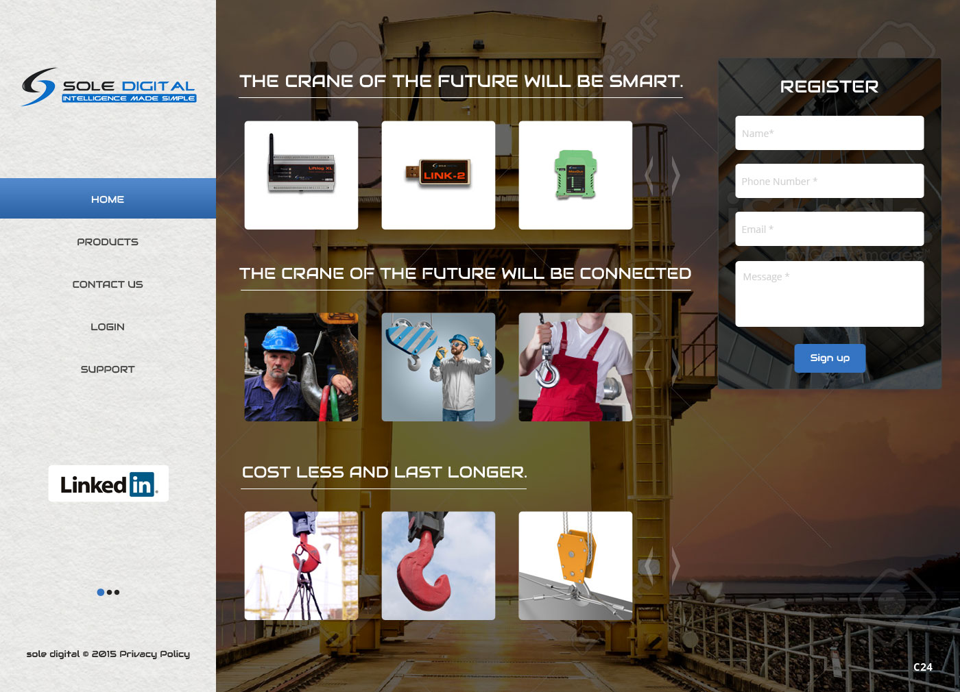 Landing Page Design by pb for CASWA | Design #7887207