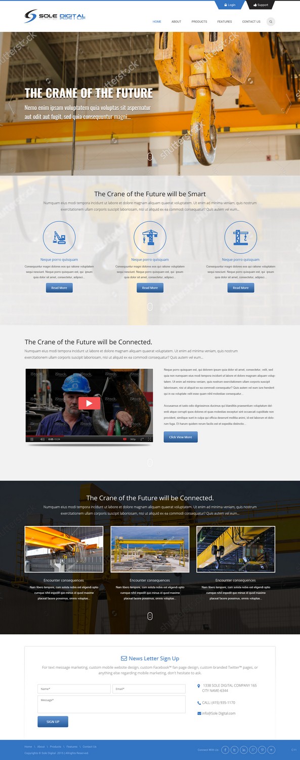 Landing Page Design by pb for CASWA | Design #7887222