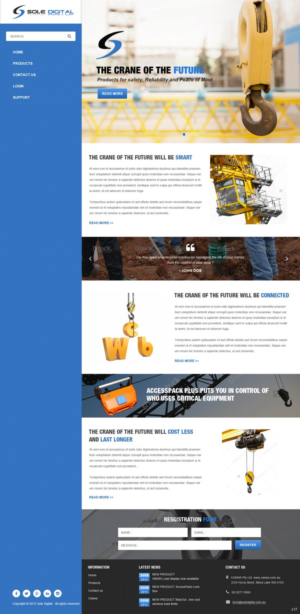 Landing Page Design by pb for CASWA | Design: #7887231