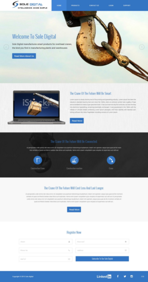 Landing Page Design by pb for CASWA | Design: #7887232
