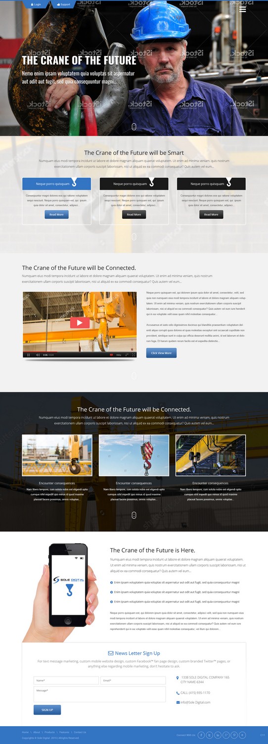 Landing Page Design by pb for CASWA | Design #7898358