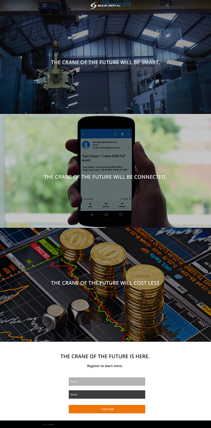 Landing Page Design by dii for CASWA | Design: #7919798