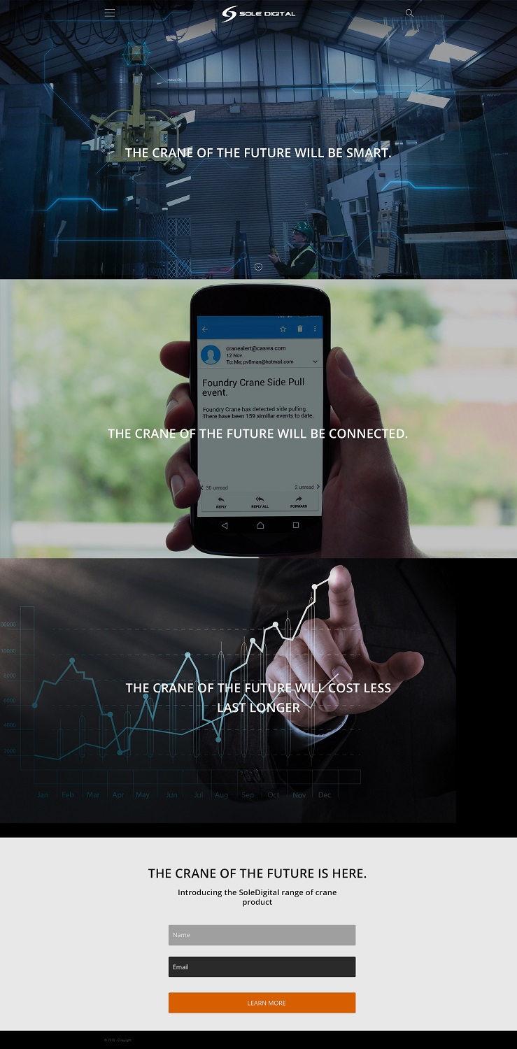 Landing Page Design by dii for CASWA | Design #7998110