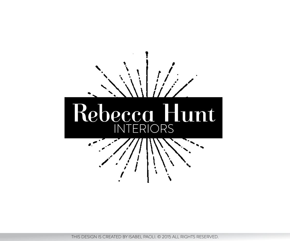 Logo Design by isabel.paoli for Rebecca Hunt Intetiors | Design #7887938