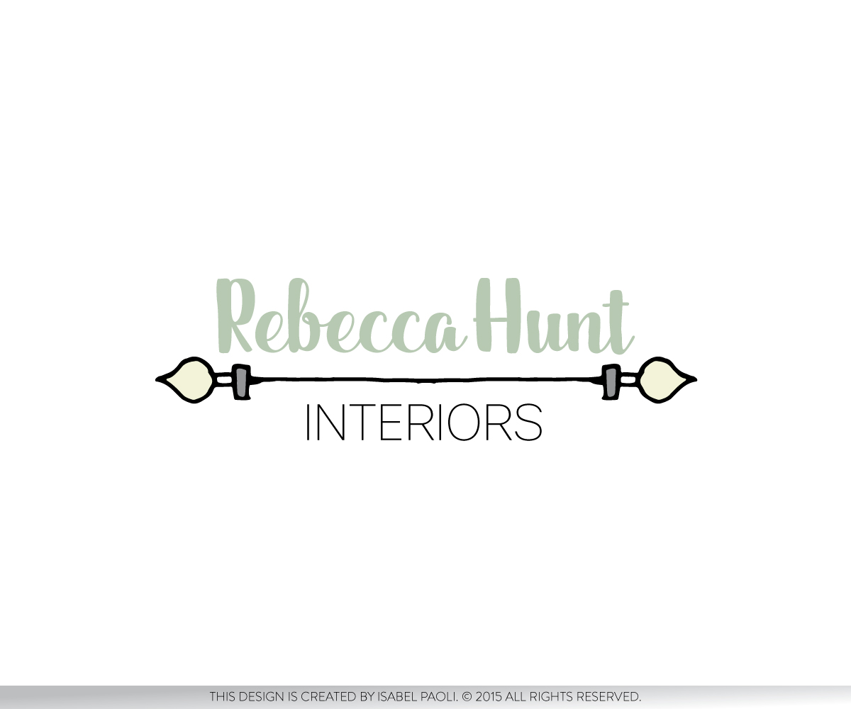 Logo Design by isabel.paoli for Rebecca Hunt Intetiors | Design #7887940