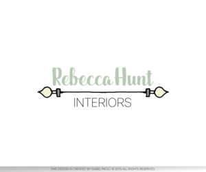 Logo Design by isabel.paoli for Rebecca Hunt Intetiors | Design: #7887940