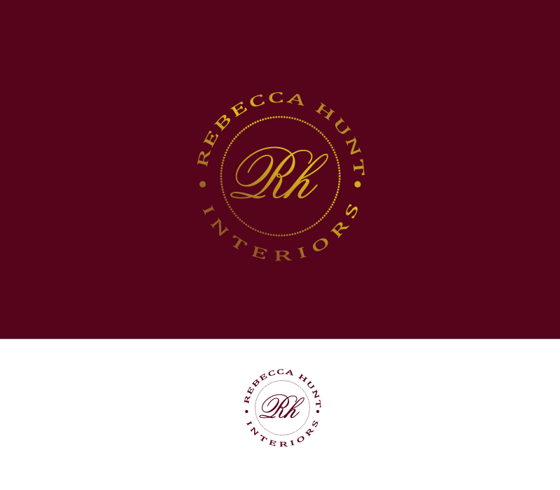Logo Design by pivotaldesign.biz for Rebecca Hunt Intetiors | Design #7841890