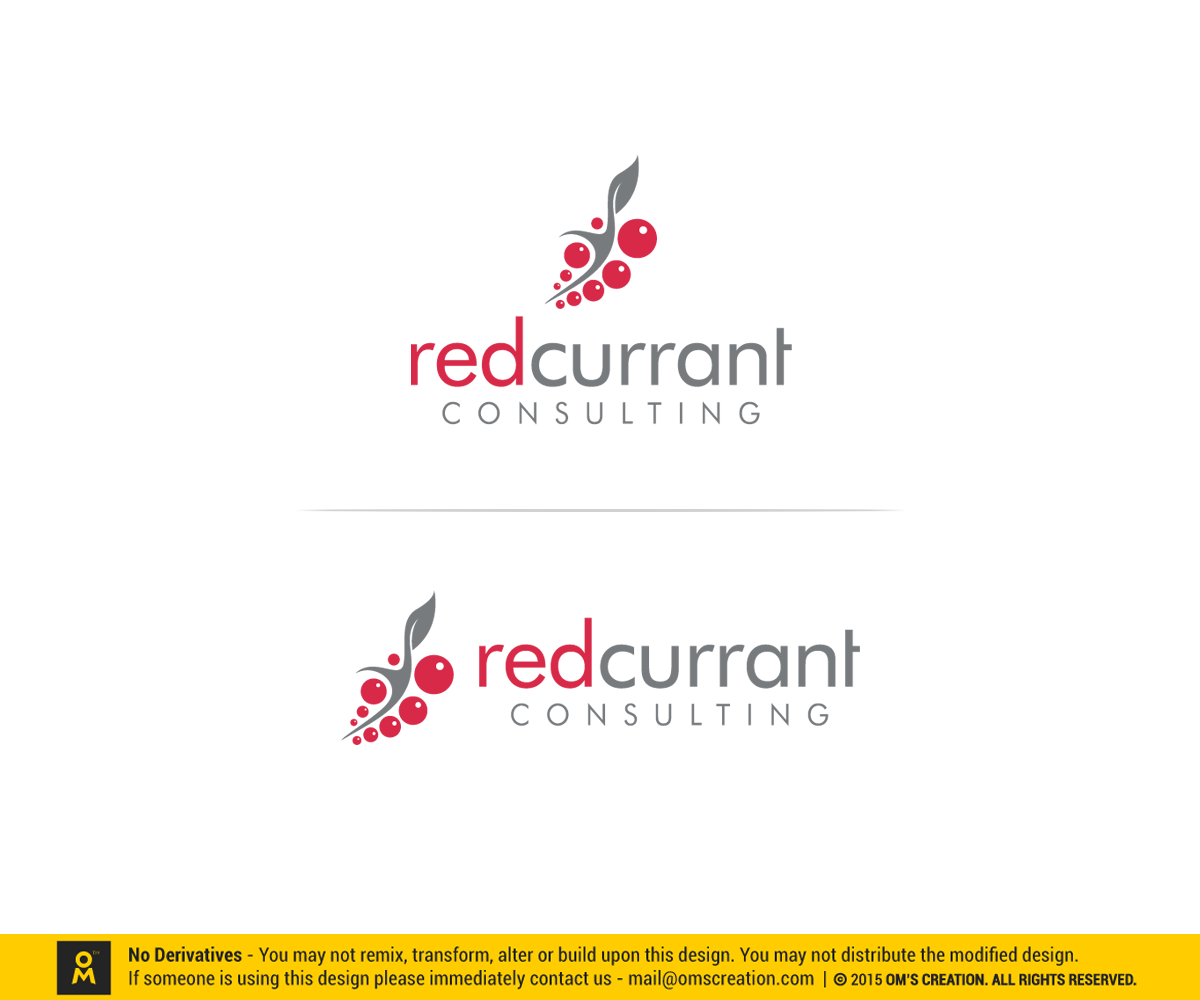 Logo Design by Omee for redcurrant consulting  | Design: #7883295