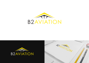 B2 Aviation (Century Gothic font) | Logo Design by BehindSymbols