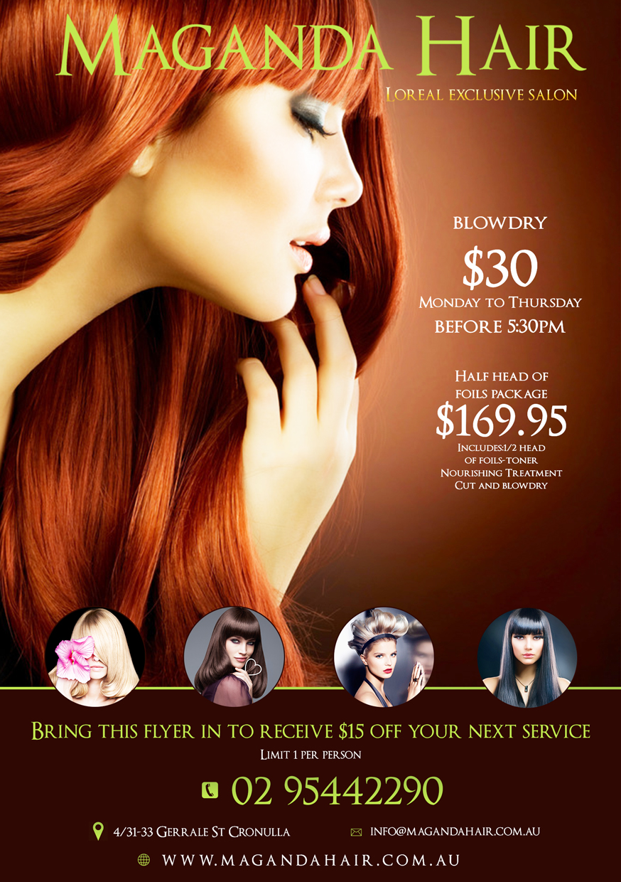 hair salon advertising