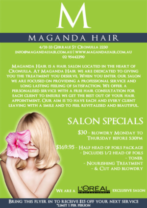 Flyer Design by Nicole Silva for this project | Design: #7937953