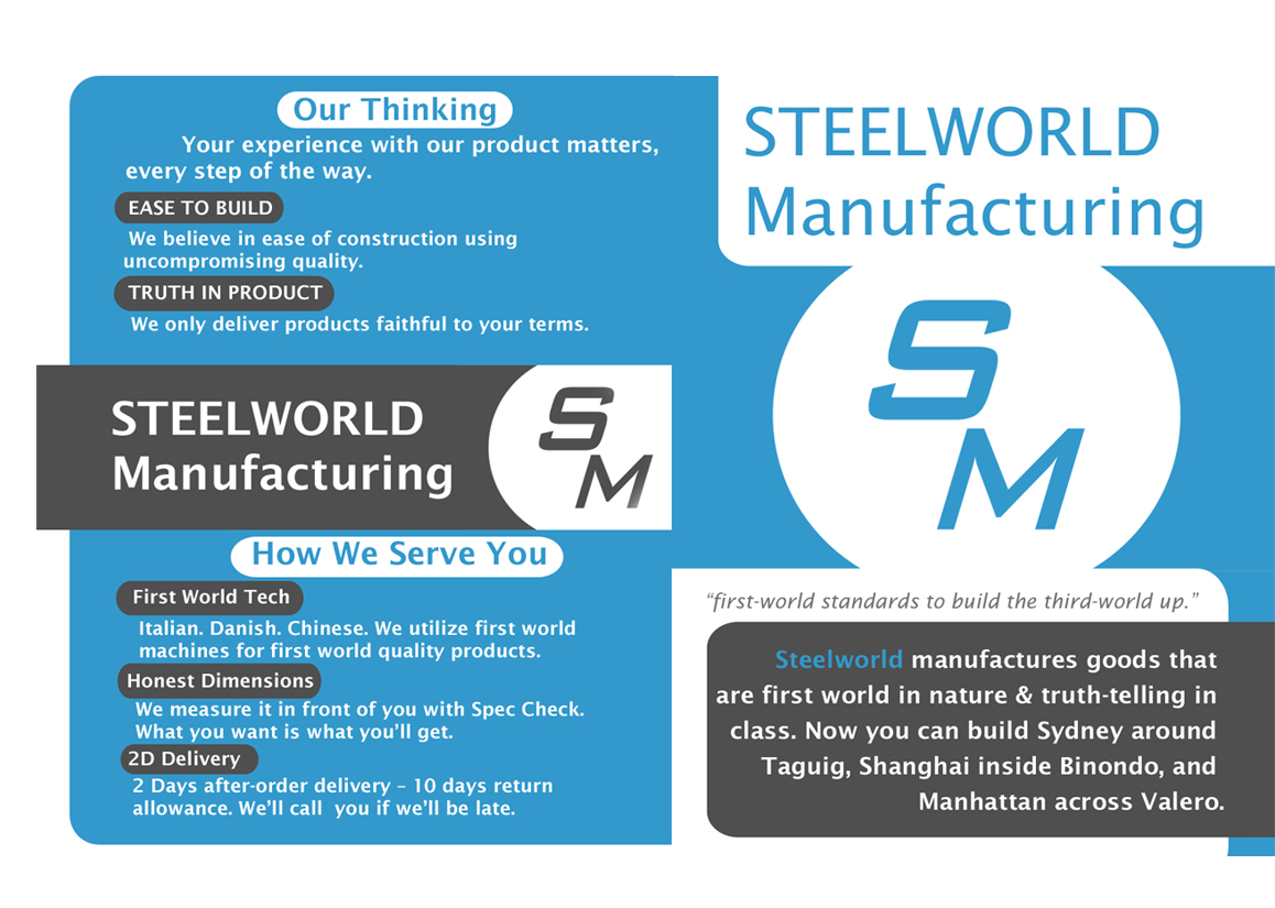 Brochure Design by BC Arts for Steelworld Manufacturing | Design #2115735