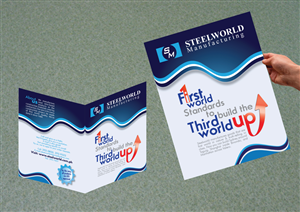 Brochure Design by Black Stallions Impressive Solutions for Steelworld Manufacturing | Design #2130398