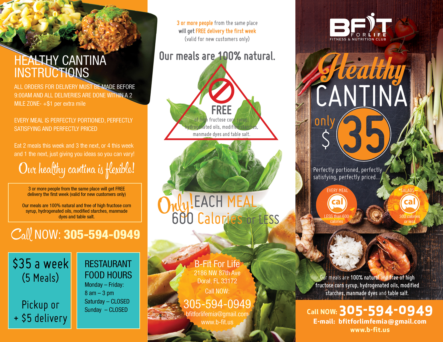 Menu Design by INGA DESIGN for B-Fit For Life | Design #7842287