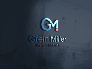 Logo Design by Cut N Cue Media Solutions for Grein Miller Group Real Estate | Design #7880595