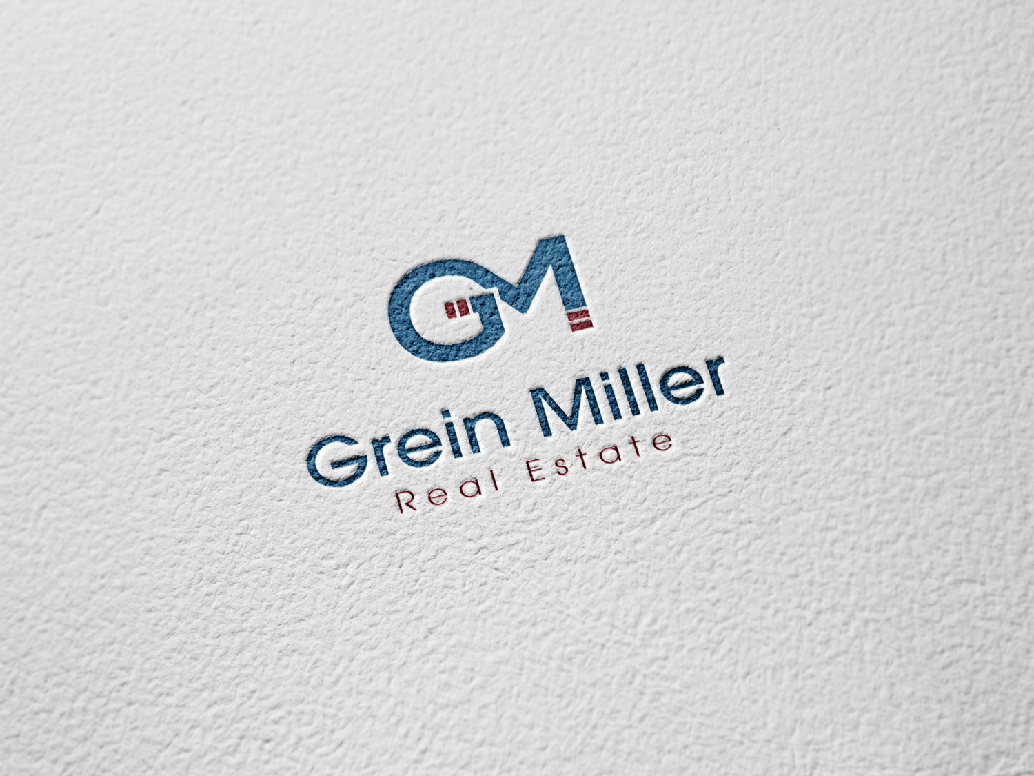 Logo Design by Cut N Cue Media Solutions for Grein Miller Group Real Estate | Design #7880597