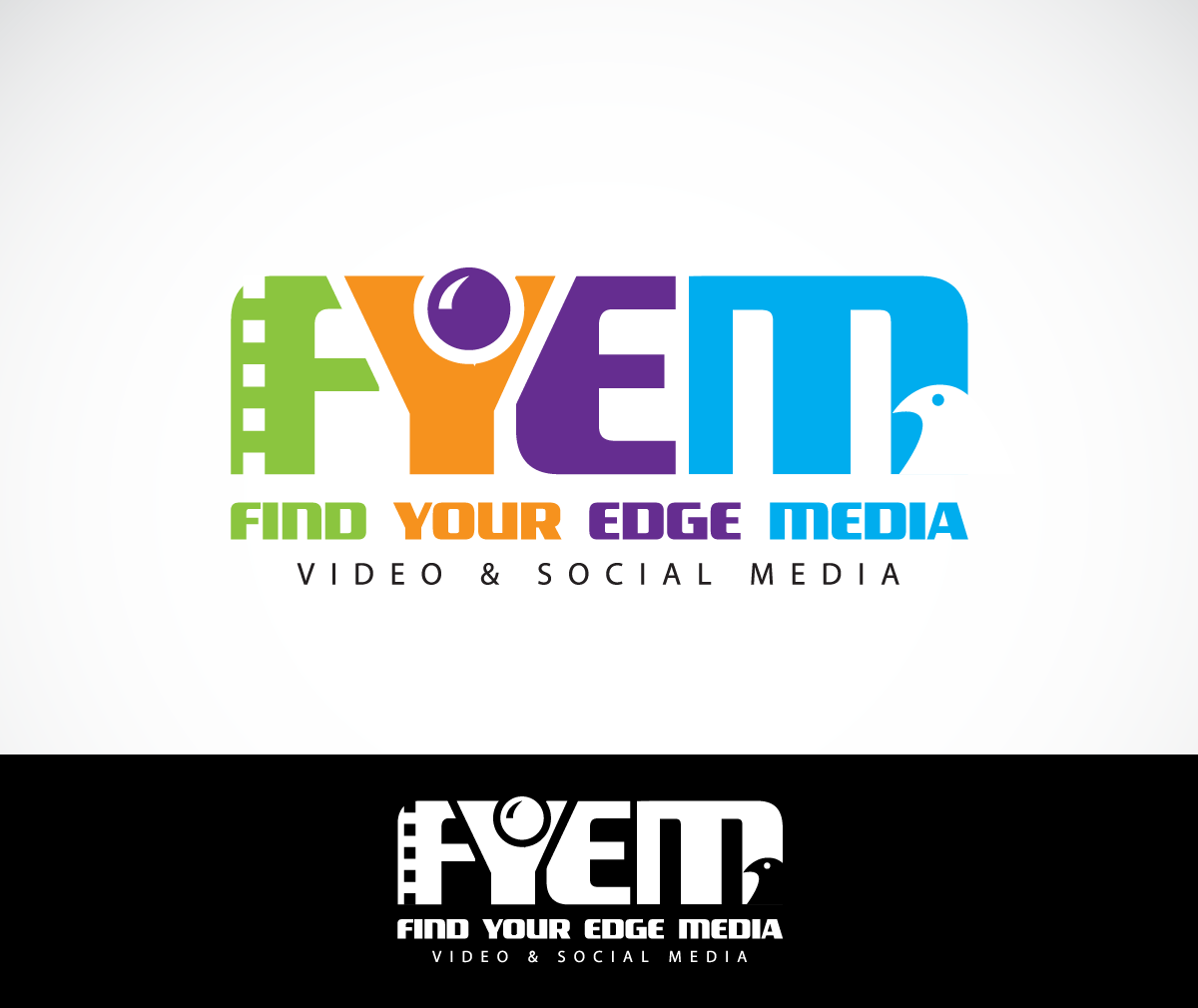 Diseño de Logo por wolf para Find Your Edge Media | Diseño #1941968